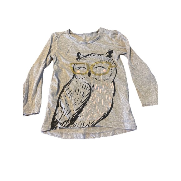 Simple Joys by Carter's Girls Toddler Long Sleeve Graphic T-Shirt Size 3T - Picture 1 of 8